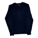 Tommy Hilfiger Sweater - Large Navy Cotton
