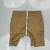 Wrangler Cargo Shorts - 36W 10L Beige Cotton