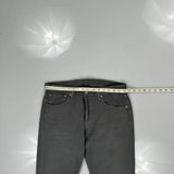 501 Levis Jeans - 32W 30L Grey Cotton