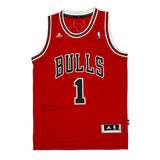 Chicago Bulls Adidas Nba Jersey - Medium Red Polyester