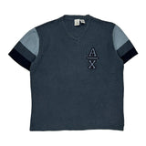 Vintage Armani Exchange T-Shirt - Large Blue Cotton