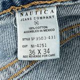 Nautica Jeans - 36W 34L Blue Cotton
