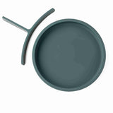 Silicone Plate with Removable Divider - Teal