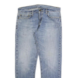 CARHARTT Mens Jeans Blue Regular Straight Denim Light W36 L32 Classic Casual