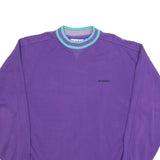 GEAR FOR SPORT Mens Purple Sweatshirt Crew Neck L Cotton Blend Athletic Casual