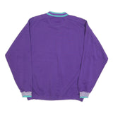 GEAR FOR SPORT Mens Purple Sweatshirt Crew Neck L Cotton Blend Athletic Casual