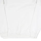 PUMA Mens White Cotton Blend Crew Neck S Printed Logo Sweatshirt