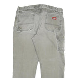 DICKIES Mens Regular Fit Workwear Jeans Grey Denim W40 L30 Durable Comfort
