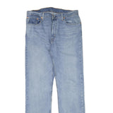 LEVI'S Mens Jeans Blue Regular Straight Denim Medium W34 L33 Zip Cotton Blend
