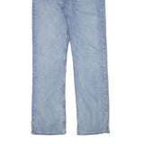 LEVI'S Mens Jeans Blue Regular Straight Denim Medium W34 L33 Zip Cotton Blend