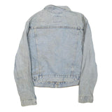 LEVI'S Womens Blue Denim Jacket L Cotton Blend Button Classic Casual Retro