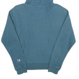 CHAMPION REVERSE WEAVE Womens Blue Pullover Hoodie S Cotton Blend Casual