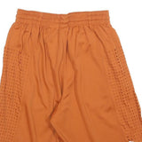 NIKE Mens Orange Sports Casual Shorts S W26 Polyester Athletic