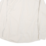 WRANGLER Mens White Cotton Blend Shirt M Classic Button Front Long Sleeve