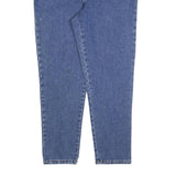 ARIZONA JEAN COMPANY Womens Loose Fit Blue Denim Medium W30 L30 Cotton Blend Zip