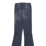 DIESEL Womens Blue Slim Flared Denim Medium Woven W23 L32 Stylish Jeans