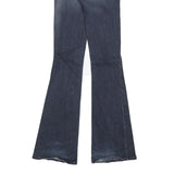 DIESEL Womens Blue Slim Flared Denim Medium Woven W23 L32 Stylish Jeans