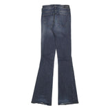 DIESEL Womens Blue Slim Flared Denim Medium Woven W23 L32 Stylish Jeans