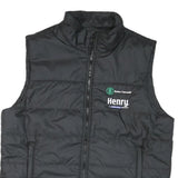 THE NORTH FACE Mens Black L Quilted Jacket Padded Zip Up L