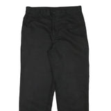DUNLOP Mens Polyester Blend Black Regular Fit Straight Leg Trousers W33 L29