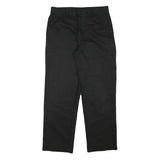 DUNLOP Mens Polyester Blend Black Regular Fit Straight Leg Trousers W33 L29