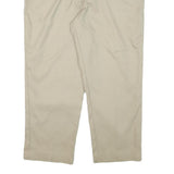 DICKIES Mens Regular Fit Beige Cotton Blend Straight Leg Trousers W42 L28