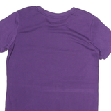 CARHARTT Womens Purple Plain T-Shirt M Short Sleeve Crew Neck Pocket
