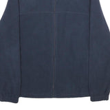 STARTER Mens Navy Blue Casual Jacket M Polyester Plain Zip Long Sleeve