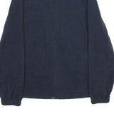 STARTER Mens Navy Blue Casual Jacket M Polyester Plain Zip Long Sleeve