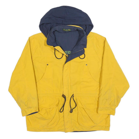 RED & BLU Boys Yellow & Navy Reversible Cotton Blend Zip Jacket L Casual Outdoor