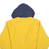 RED & BLU Boys Yellow & Navy Reversible Cotton Blend Zip Jacket L Casual Outdoor
