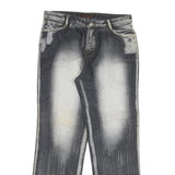 GREAT VARIETY 21 Mens Jeans Black Light Denim Regular Straight Cotton Blend W32