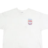 DELTA PRO WEIGHT Mens White 2XL Graphic Short Sleeve Crew Neck Racing T-Shirt