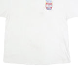 DELTA PRO WEIGHT Mens White 2XL Graphic Short Sleeve Crew Neck Racing T-Shirt