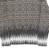 JUST CAVALLI Mens Black & Beige Patterned Crew Neck M Artistic Sweatshirt