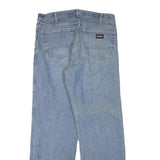 DICKIES Womens Jeans Blue Regular Straight Denim Medium W34 L32 Classic Fit Zip