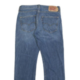 LEVI'S 501 Mens Blue Regular Straight Denim Medium W33 L30 Button Closure Jeans