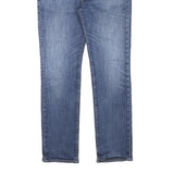 LEVI'S Mens Slim Blue Denim Light W36 L32 Zip Cotton Blend Jeans Classic Style