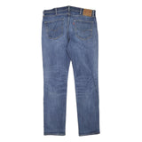 LEVI'S Mens Slim Blue Denim Light W36 L32 Zip Cotton Blend Jeans Classic Style