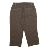 GLORIA VANDERBILT Womens Shorts Brown Cargo UK 10 W30 Cotton Blend Casual