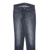 LEVI'S Womens Jeans Blue Slim Skinny Denim Medium W28 L32 Classic Fit Zip