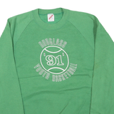 JERZEES Mens Green XL Douglass Youth Basketball Coach Cotton Blend Sweatshirt