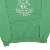 JERZEES Mens Green XL Douglass Youth Basketball Coach Cotton Blend Sweatshirt