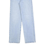 LEVI'S Womens Regular Fit Straight Leg Denim Light Blue Cotton Blend Button W26