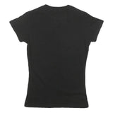 HARD ROCK CAFE Womens Black Louisville Logo Graphic T-Shirt XS Short Sleeve Crew