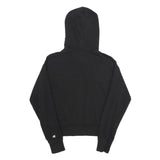CHAMPION Womens Black Pullover Hoodie M Cotton Blend Casual Streetwear