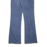 LEVI'S Womens Blue Regular Flared Denim Medium W28 L29 Classic Cotton Blend Zip