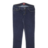 DICKIES Womens Jeans Blue Slim Skinny Denim Medium W29 L31 Slim Fit Zip