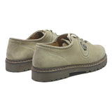 FREIZEIT Women's Beige Grey Suede Lace-Up Footwear UK 5 Comfortable Durable