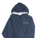 HARVARD CLOTHING Mens Navy Blue Captain Andi 96 Zip Hooded Polyester Jacket M